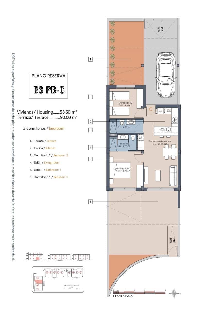 2 bedroom Apartment for sale in Los Alcazares with pool garage - € 299,000 (Ref: 9052015)
