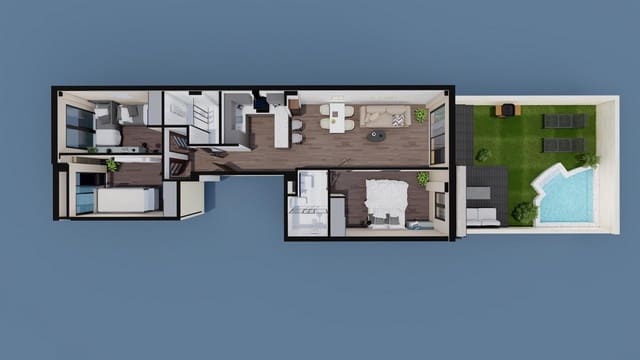 3 slaapkamer Appartement te koop in Pilar de la Horadada ciudad, Pilar de la Horadada - € 235.000 (Ref: 9052026)