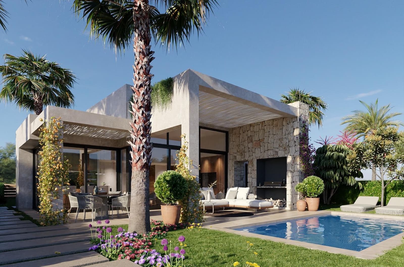 3 soveværelse Villa til salg i Desert Springs med swimmingpool garage - € 385.000 (Ref: 9052132)