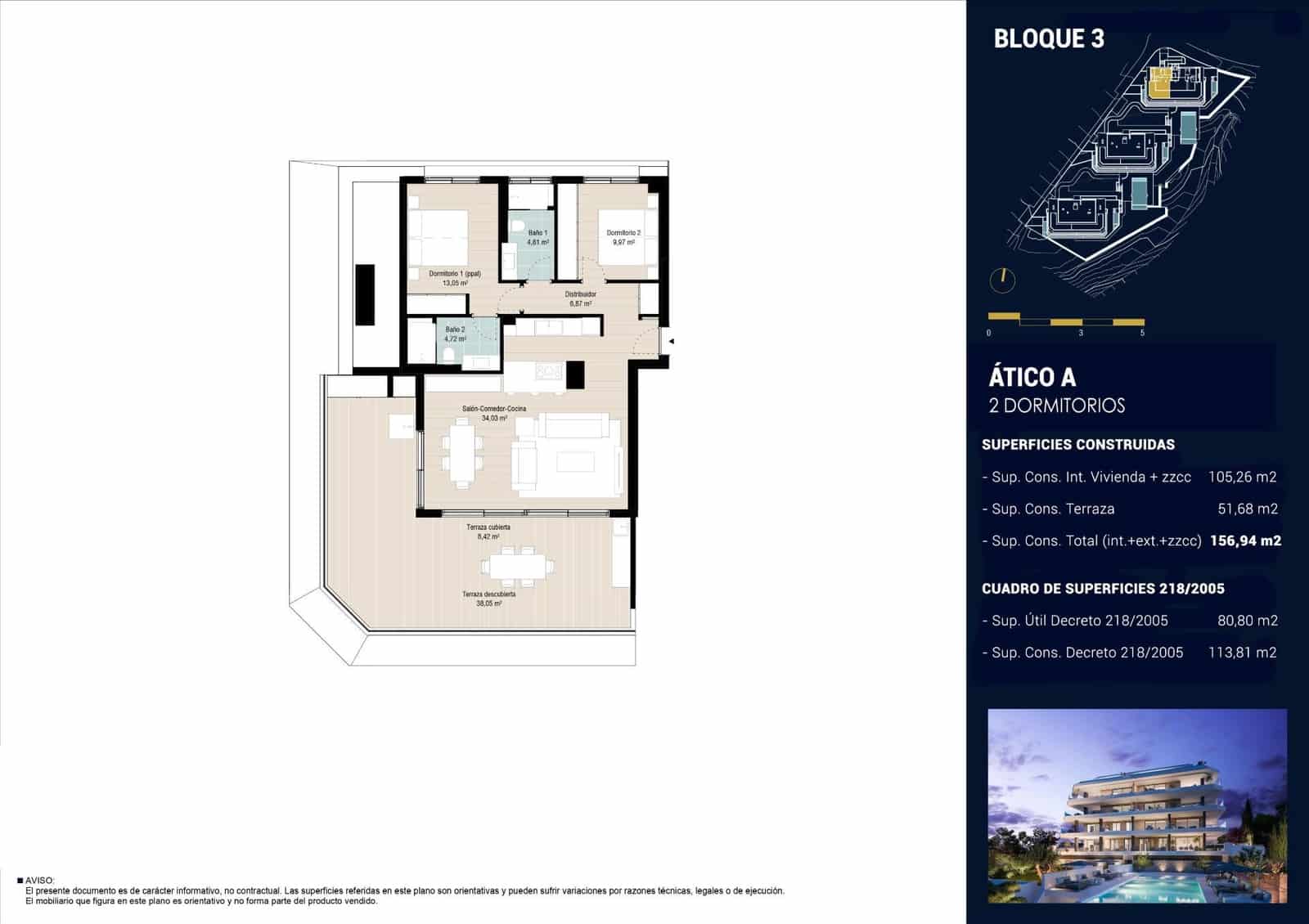 2 sypialnia Apartament na sprzedaż w Fuengirola z basenem - 1 030 000 € (Ref: 9052194)