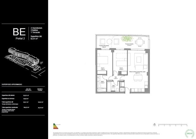 2 soveværelse Lejlighed til salg i Torremolinos med swimmingpool garage - € 369.000 (Ref: 9052236)
