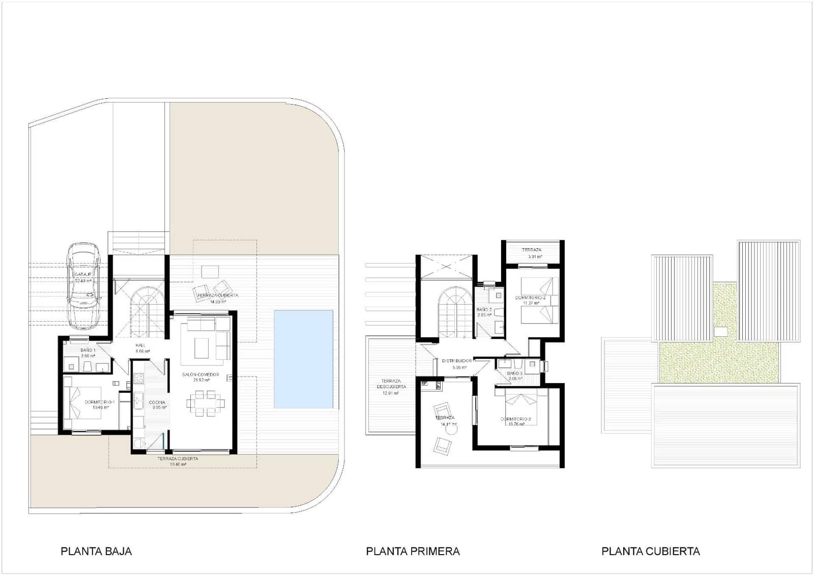 3 soveværelse Villa til salg i La Nucia med swimmingpool garage - € 485.000 (Ref: 9052325)