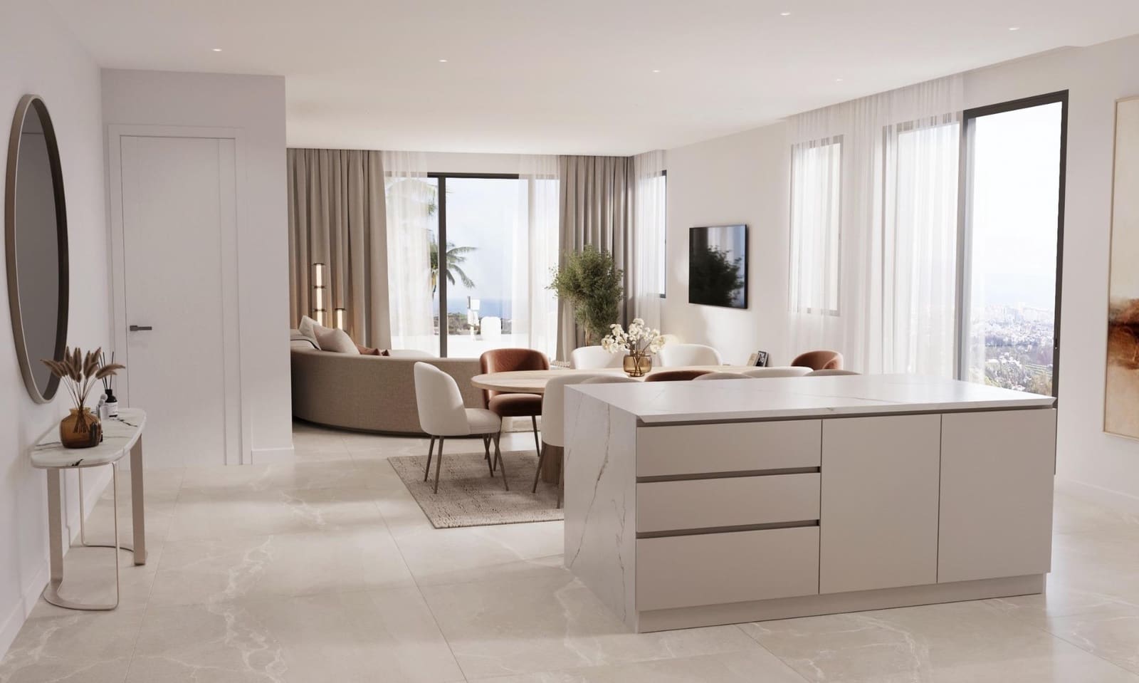 Apartamento de 3 habitaciones en Estepona en venta con piscina - 1.040.000 € (Ref: 9052360)