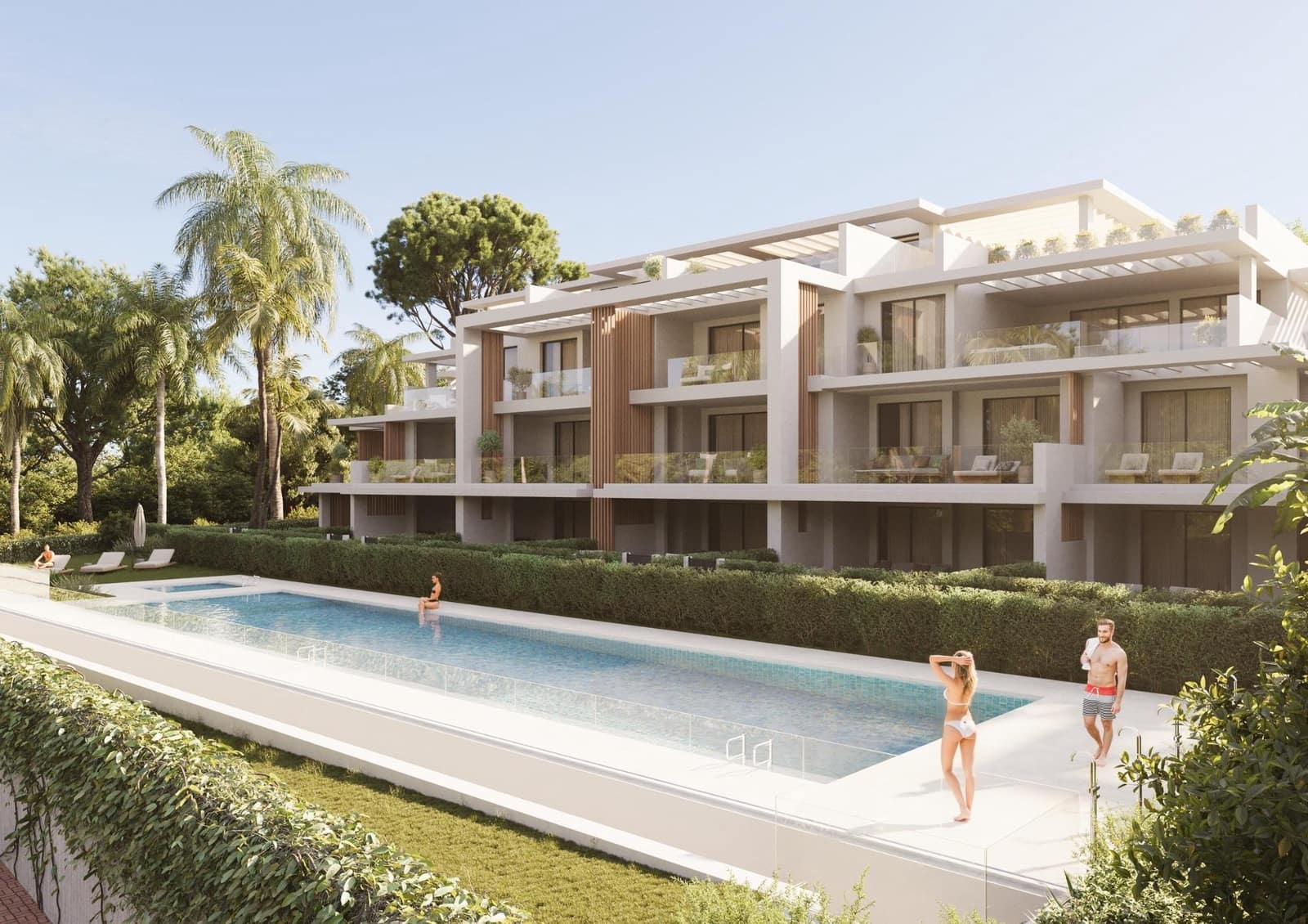 Apartamento de 3 habitaciones en Estepona en venta con piscina - 1.040.000 € (Ref: 9052360)