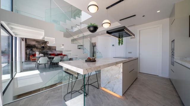 4 soveværelse Villa til salg i Balcón de Finestrat - Terra Marina, Finestrat med swimmingpool garage - € 1.350.000 (Ref: 9052606)