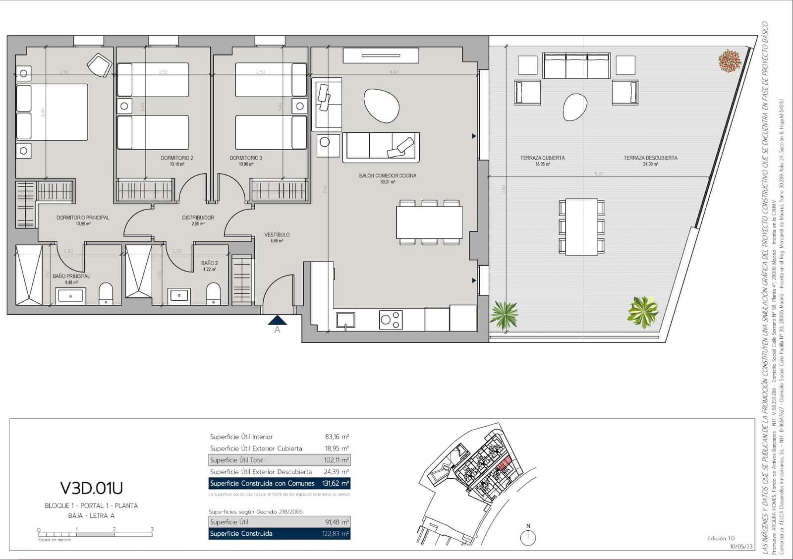 3 soveværelse Lejlighed til salg i Manilva med swimmingpool garage - € 351.000 (Ref: 9052671)