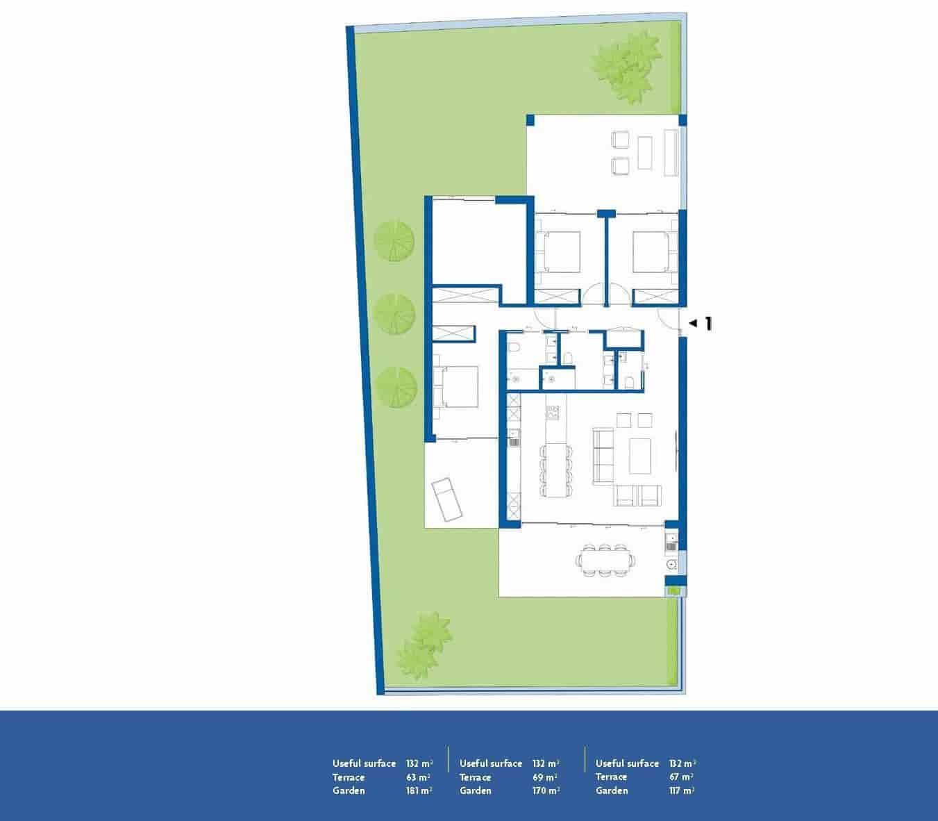 3 sypialnia Apartament na sprzedaż w Estepona z basenem garażem - 661 500 € (Ref: 9052853)