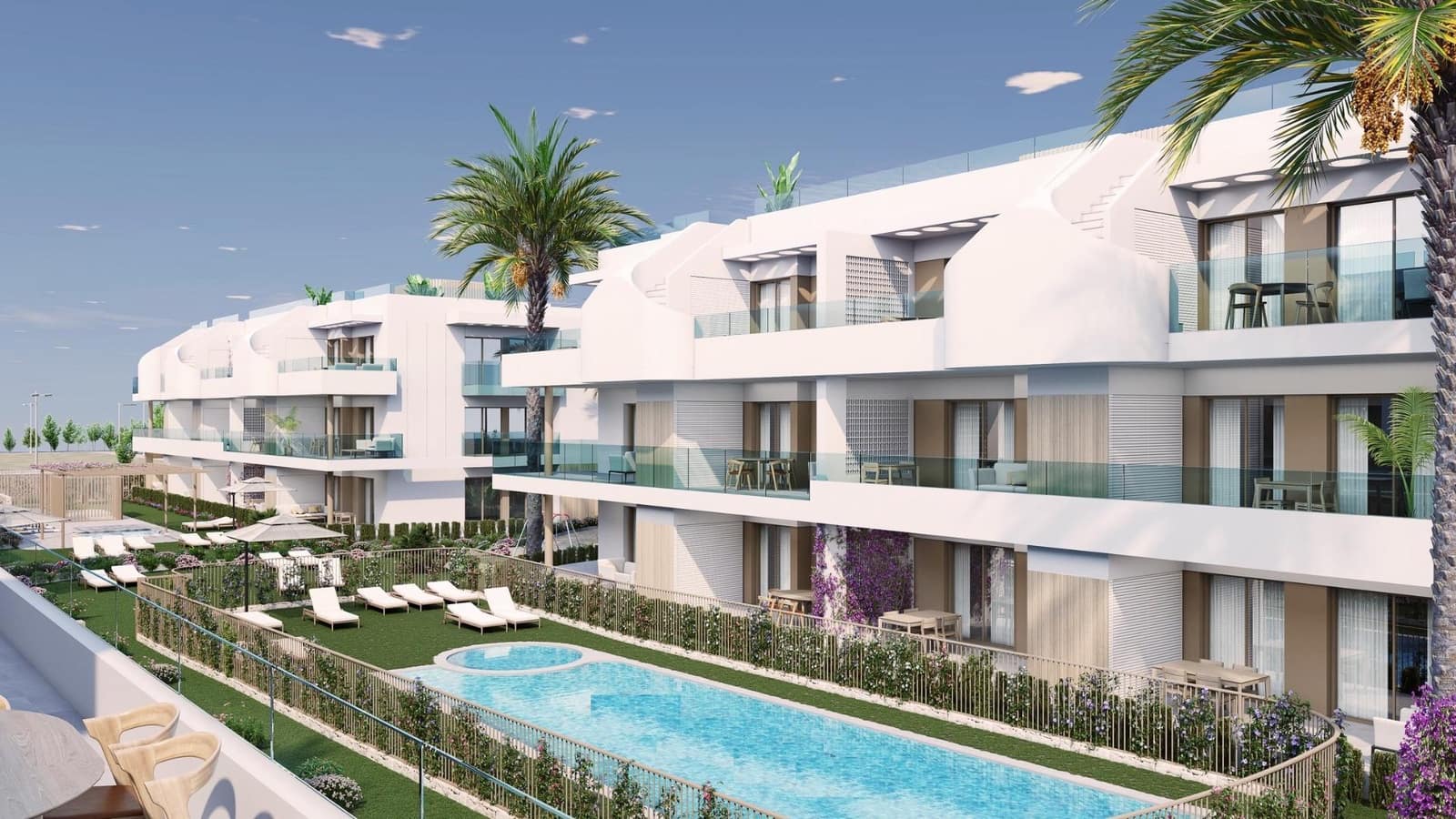 2 Zimmer Apartment zu verkaufen in Pilar de la Horadada mit Pool Garage - 299.000 € (Ref: 9052885)