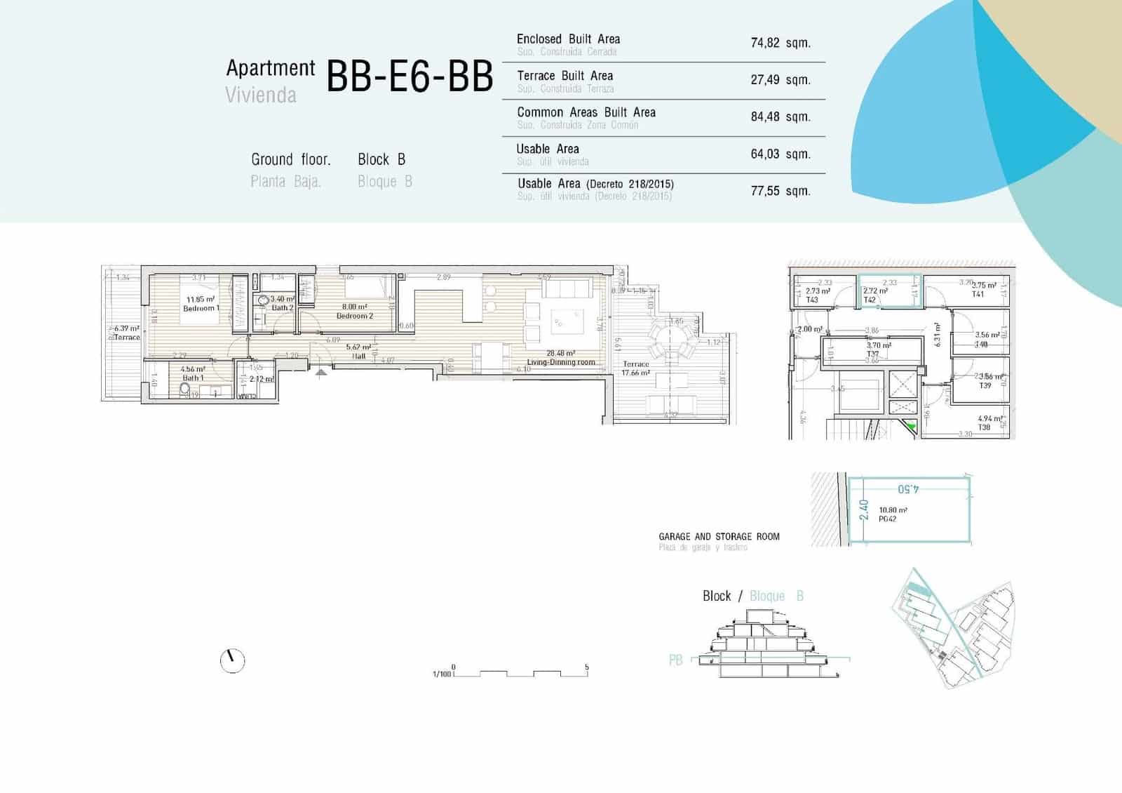 2 soveværelse Lejlighed til salg i Bahia Dorada med swimmingpool garage - € 355.000 (Ref: 9052992)