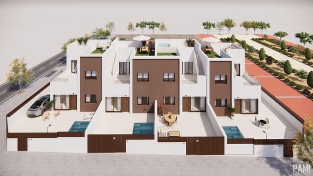 3 soveværelse Semi-Rækkehus til salg i Pilar de la Horadada ciudad, Pilar de la Horadada med garage - € 285.000 (Ref: 9053221)