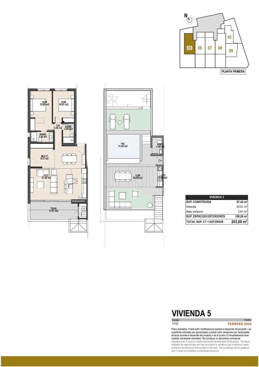 3 slaapkamer Appartement te koop in Pilar de la Horadada met zwembad garage - € 435.000 (Ref: 9053230)