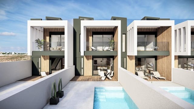 3 soveværelse Semi-Rækkehus til salg i Pilar de la Horadada ciudad, Pilar de la Horadada med swimmingpool garage - € 385.000 (Ref: 9053244)
