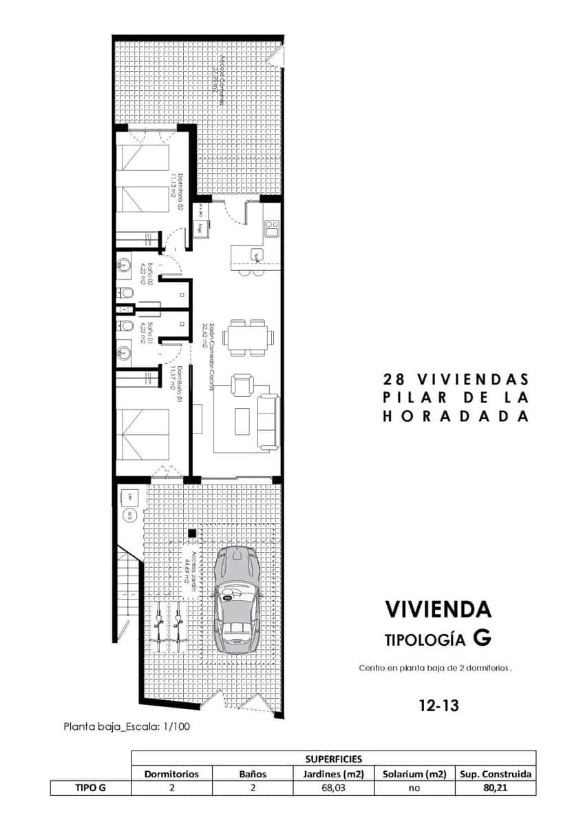 2 sypialnia Apartament na sprzedaż w Pilar de la Horadada z basenem garażem - 225 000 € (Ref: 9053250)