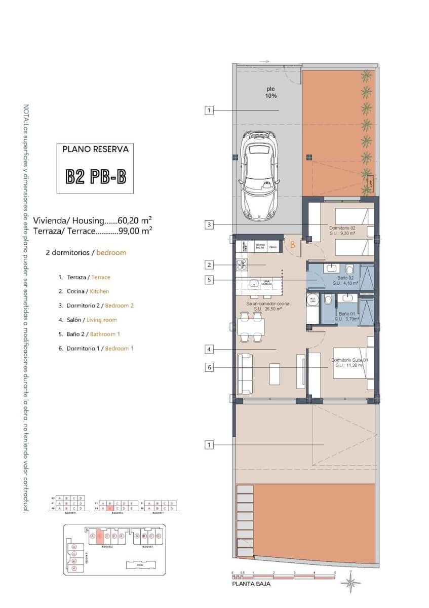 Apartamento de 2 habitaciones en Los Alcázares en venta con piscina garaje - 289.000 € (Ref: 9053274)