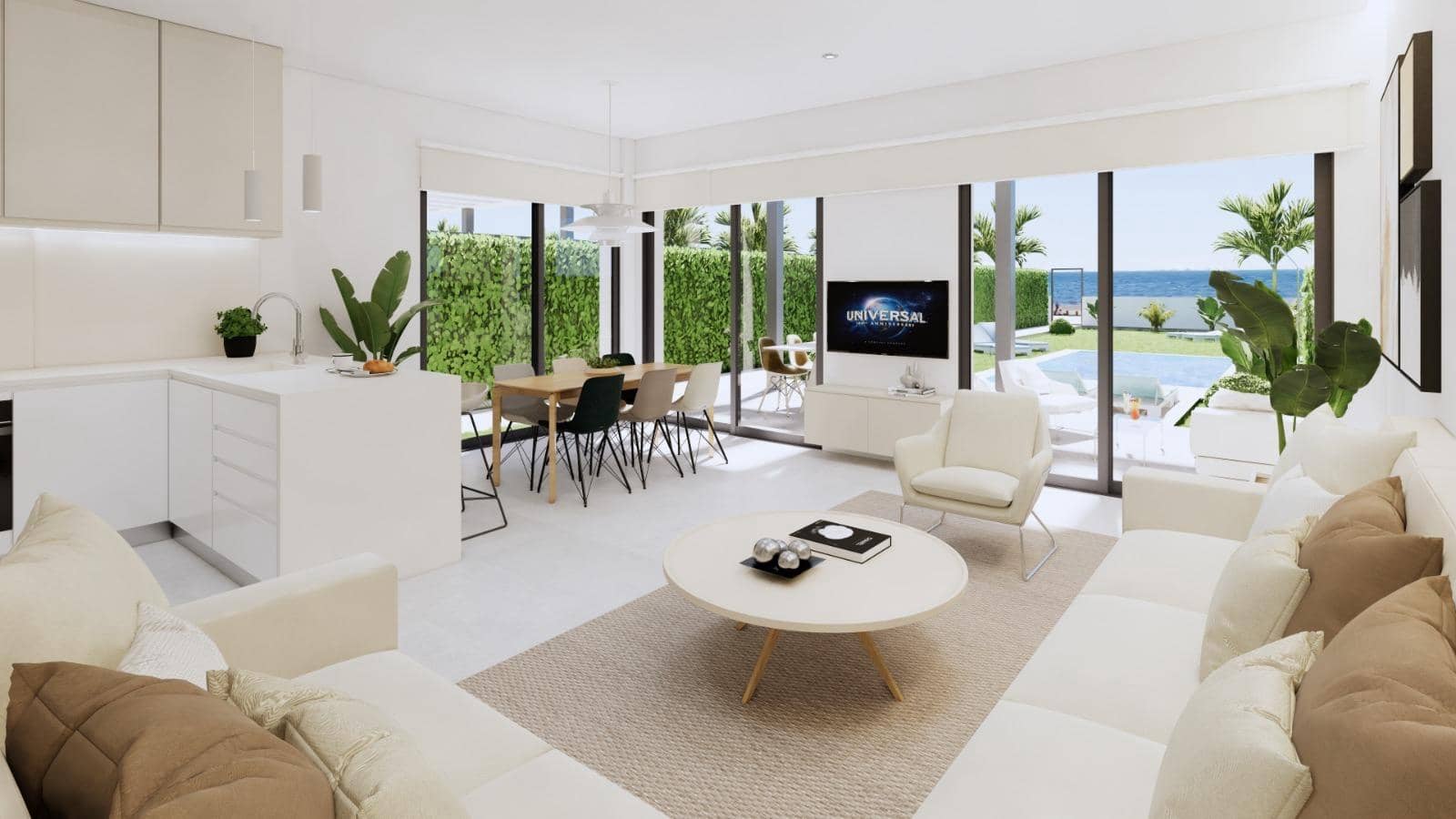 3 soveværelse Villa til salg i Los Alcazares med swimmingpool garage - € 1.095.000 (Ref: 9053365)