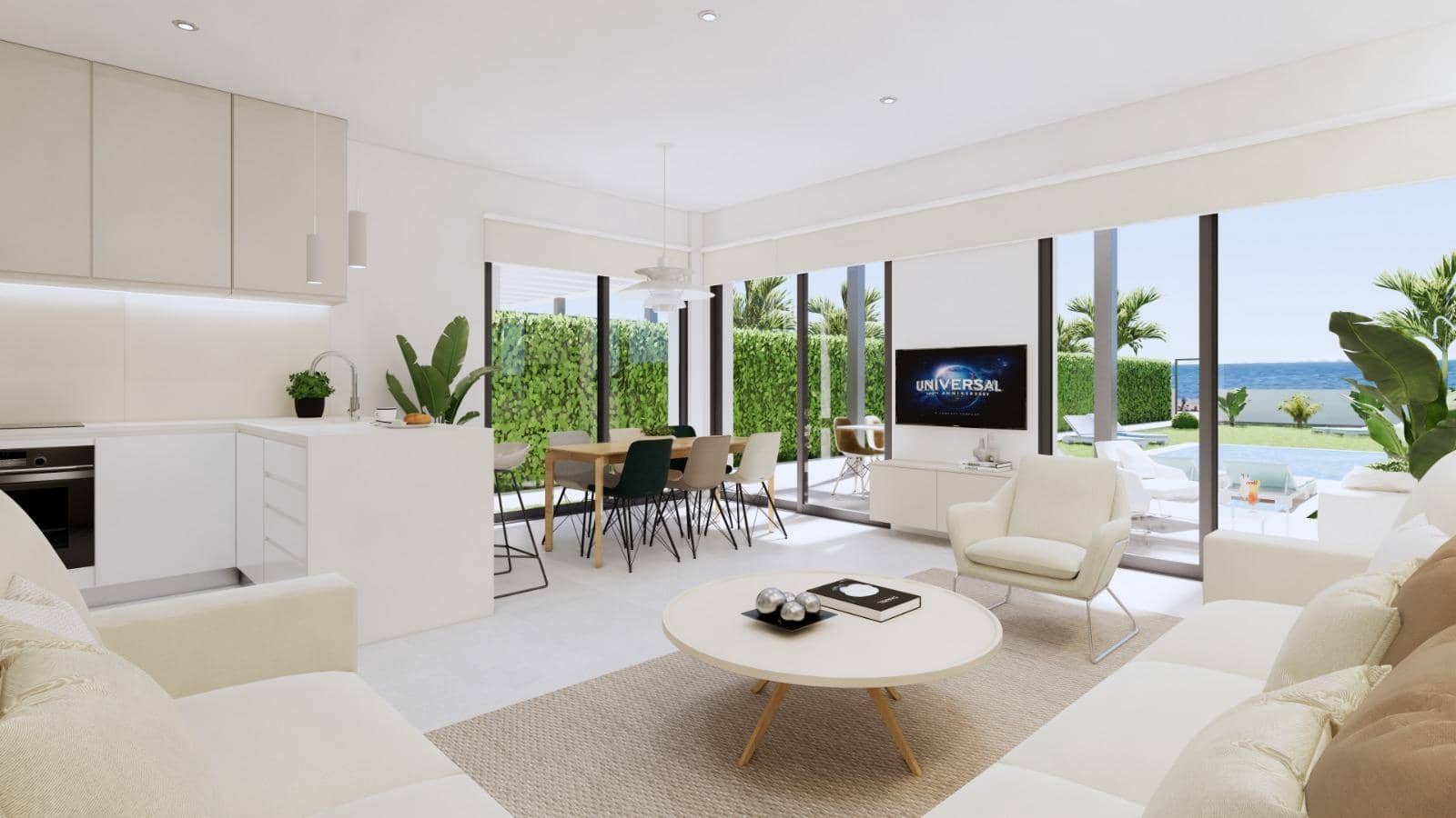 3 soveværelse Villa til salg i Los Alcazares med swimmingpool garage - € 1.095.000 (Ref: 9053365)