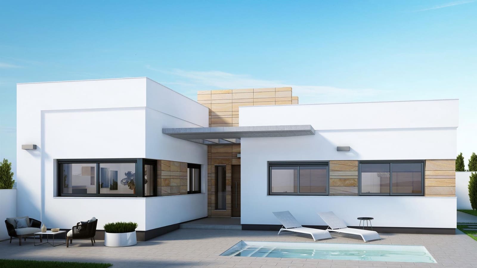 3 soveværelse Semi-Rækkehus til salg i Torre-Pacheco med swimmingpool garage - € 320.000 (Ref: 9053483)