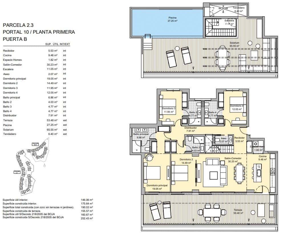 4 soveværelse Lejlighed til salg i Los Monteros med swimmingpool - € 1.400.000 (Ref: 9053496)