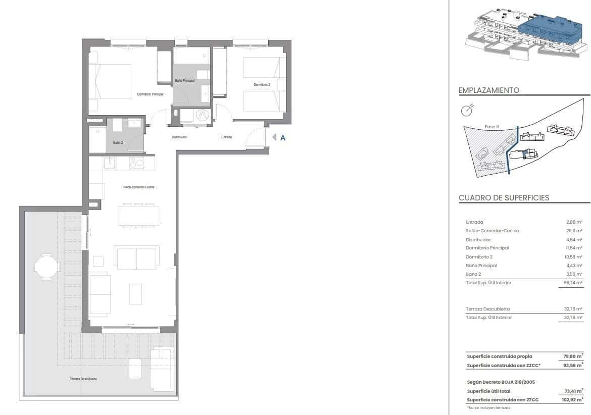 2 soverom Leilighet til salgs i Mijas med svømmebasseng garasje - € 379 000 (Ref: 9060778)