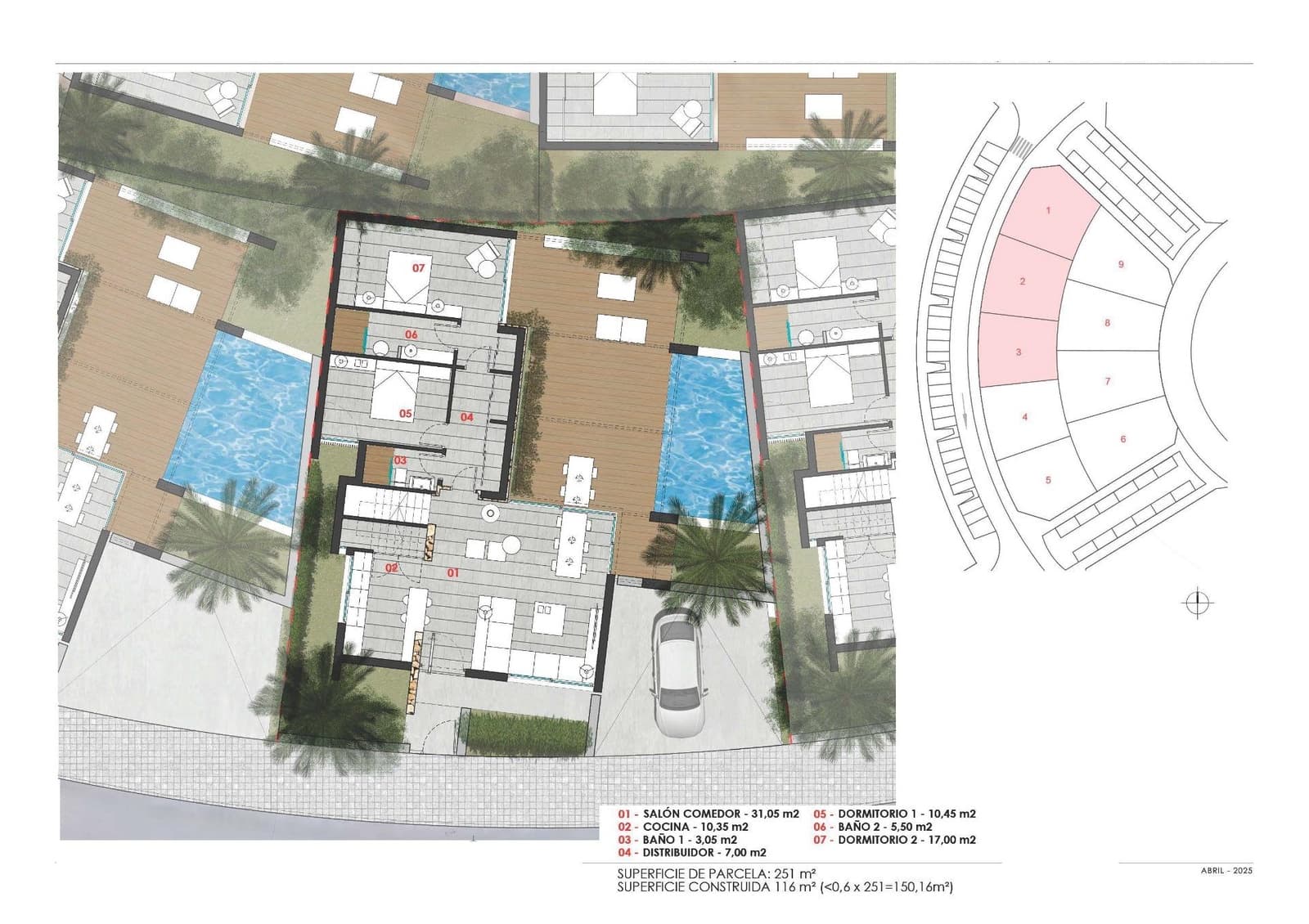2 sypialnia Willa na sprzedaż w Roldan z basenem - 389 000 € (Ref: 9060781)
