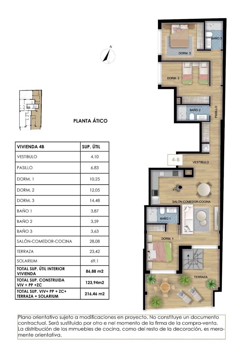 3 soveværelse Lejlighed til salg i Torrevieja med swimmingpool - € 599.000 (Ref: 9060784)