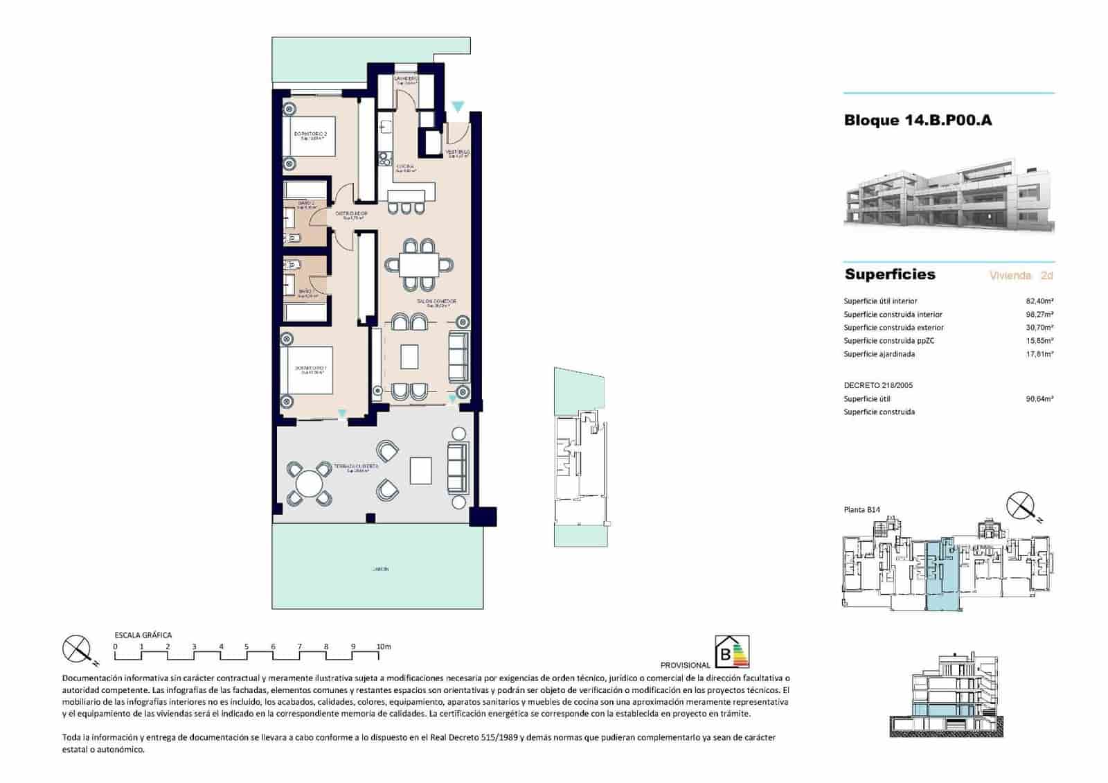 2 sypialnia Apartament na sprzedaż w Estepona z basenem garażem - 444 000 € (Ref: 9075724)