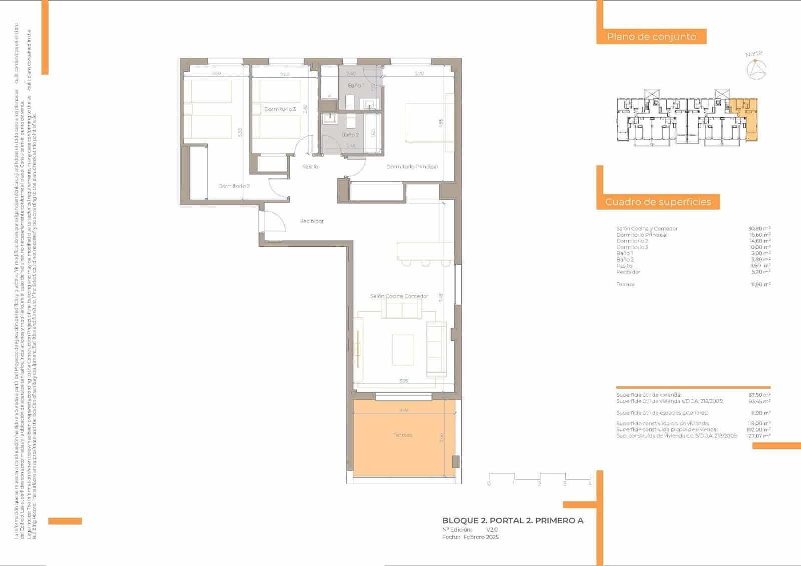3 soveværelse Lejlighed til salg i El Chaparral med swimmingpool garage - € 468.500 (Ref: 9075729)