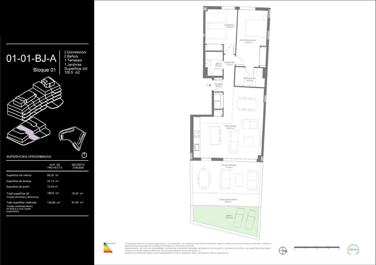 2 soveværelse Lejlighed til salg i Mijas med swimmingpool garage - € 385.000 (Ref: 9077803)