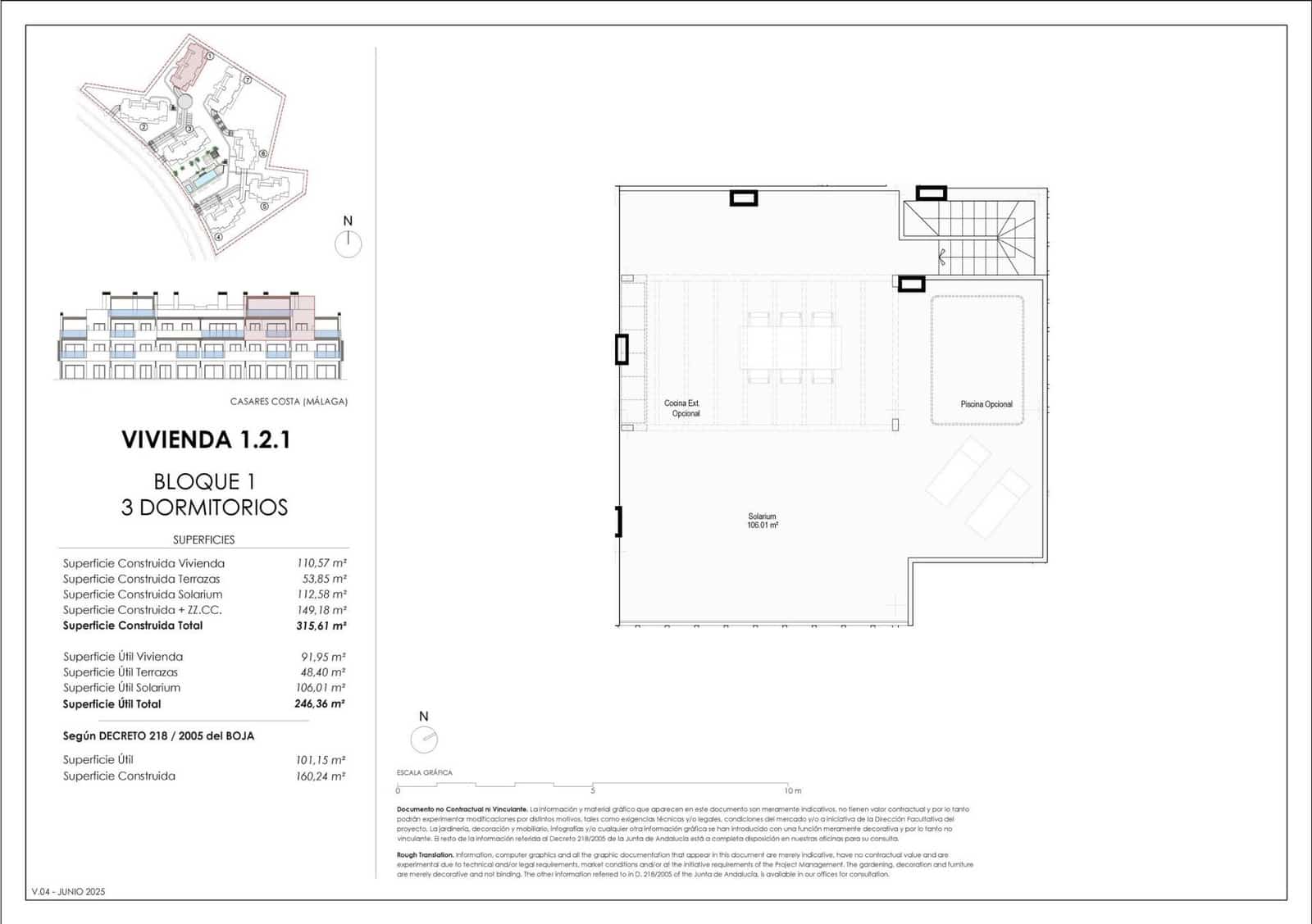 3 sypialnia Apartament na sprzedaż w Casares z basenem garażem - 750 000 € (Ref: 9143800)