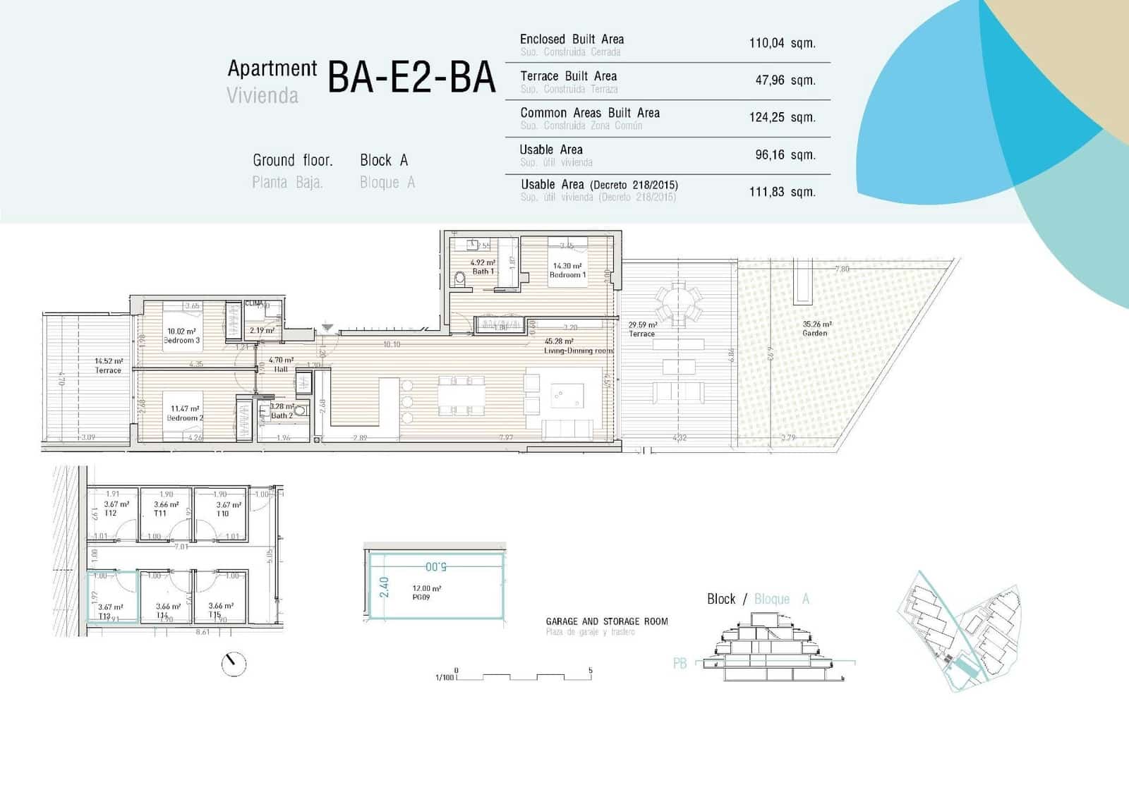 3 sypialnia Apartament na sprzedaż w Bahia Dorada z basenem garażem - 450 000 € (Ref: 9146803)