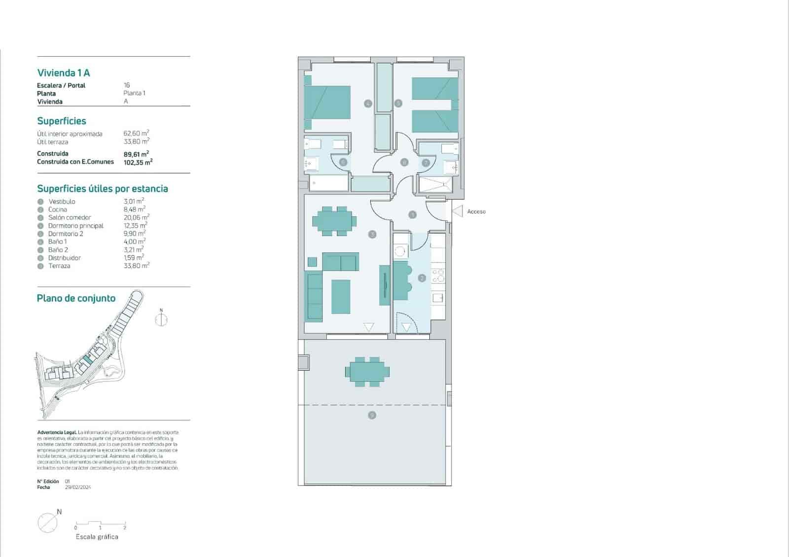 2 soveværelse Lejlighed til salg i Almunecar med swimmingpool garage - € 322.000 (Ref: 9157844)