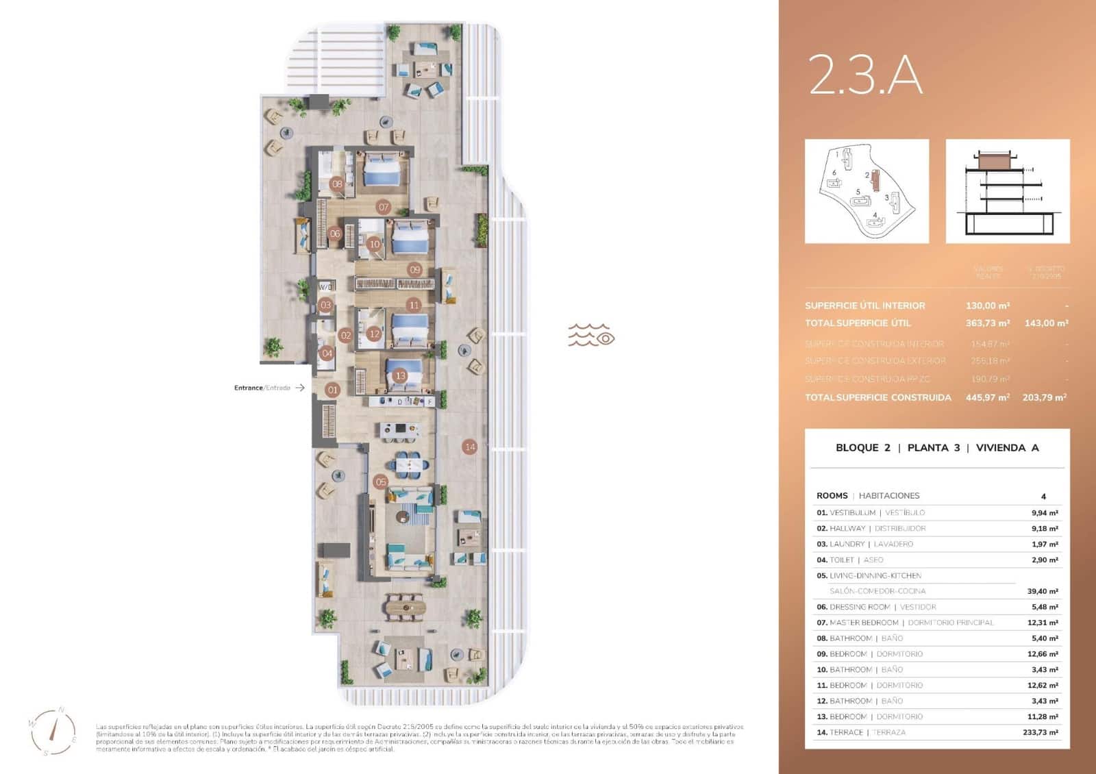 4 soveværelse Lejlighed til salg i Mijas med swimmingpool garage - € 1.720.000 (Ref: 9171173)