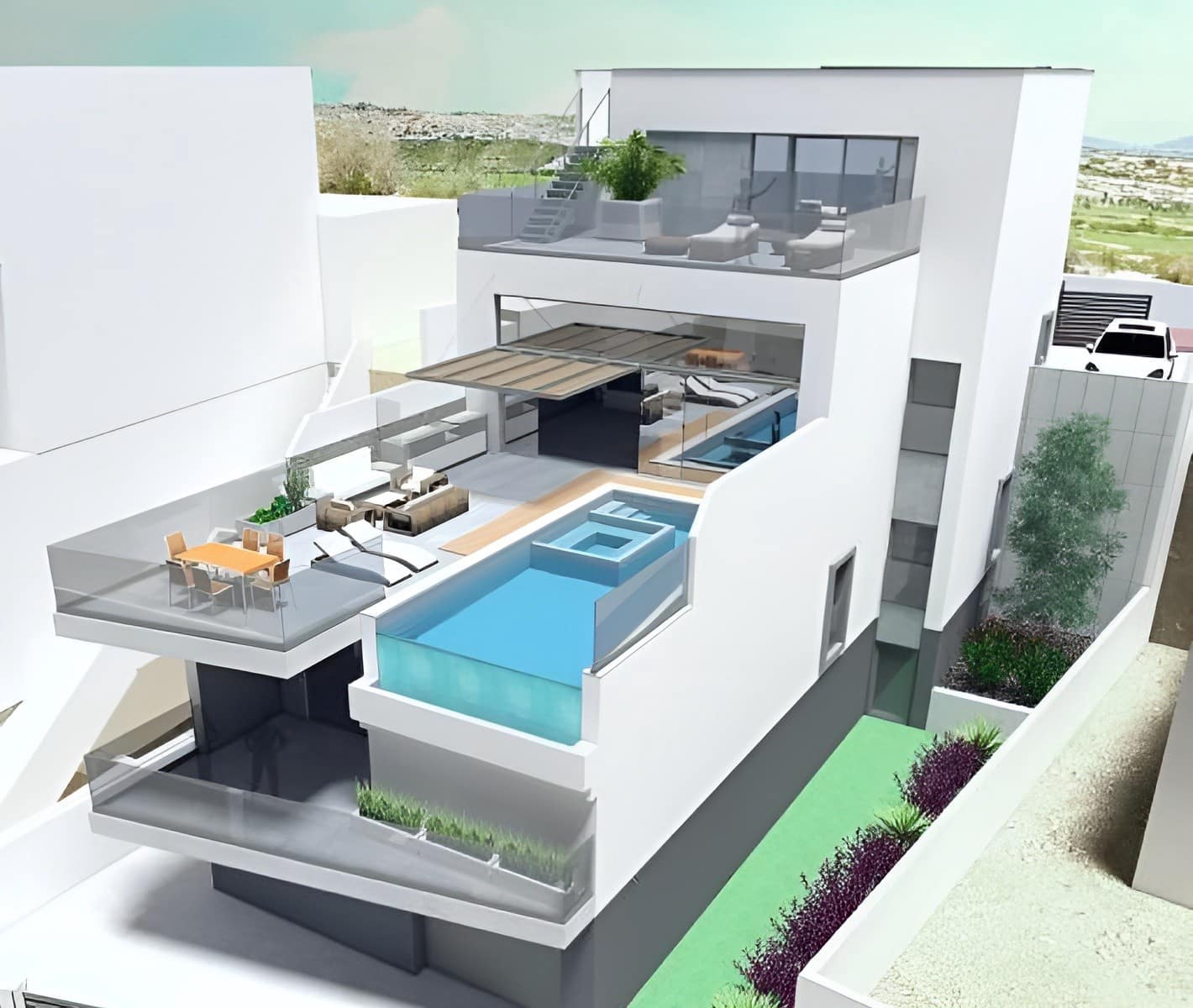 6 bedroom Villa for sale in Ciudad Quesada with pool garage - € 1,399,000 (Ref: 9198817)