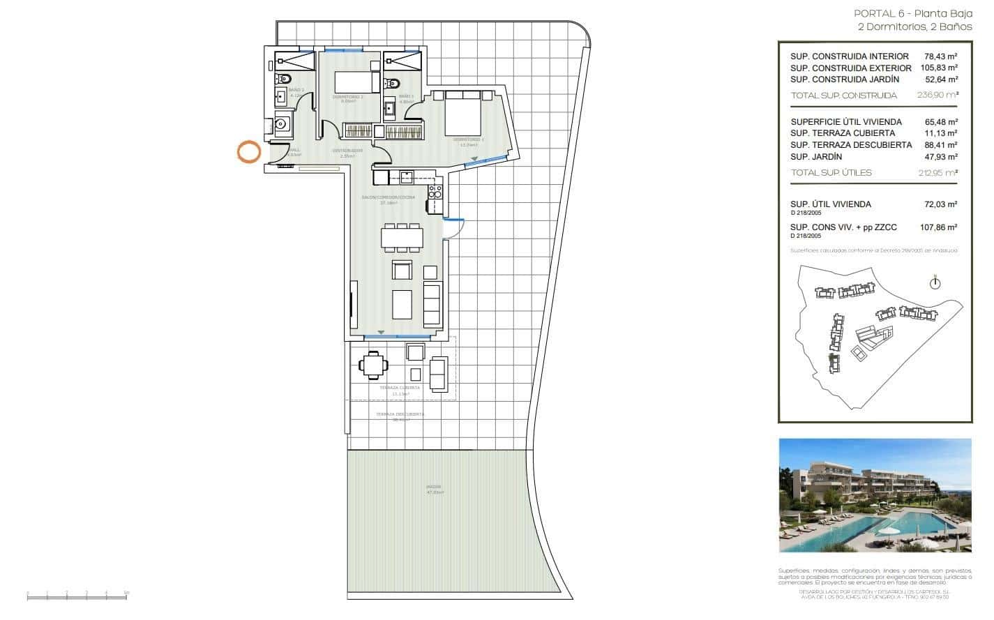 2 sypialnia Apartament na sprzedaż w Mijas z basenem garażem - 444 000 € (Ref: 9221472)