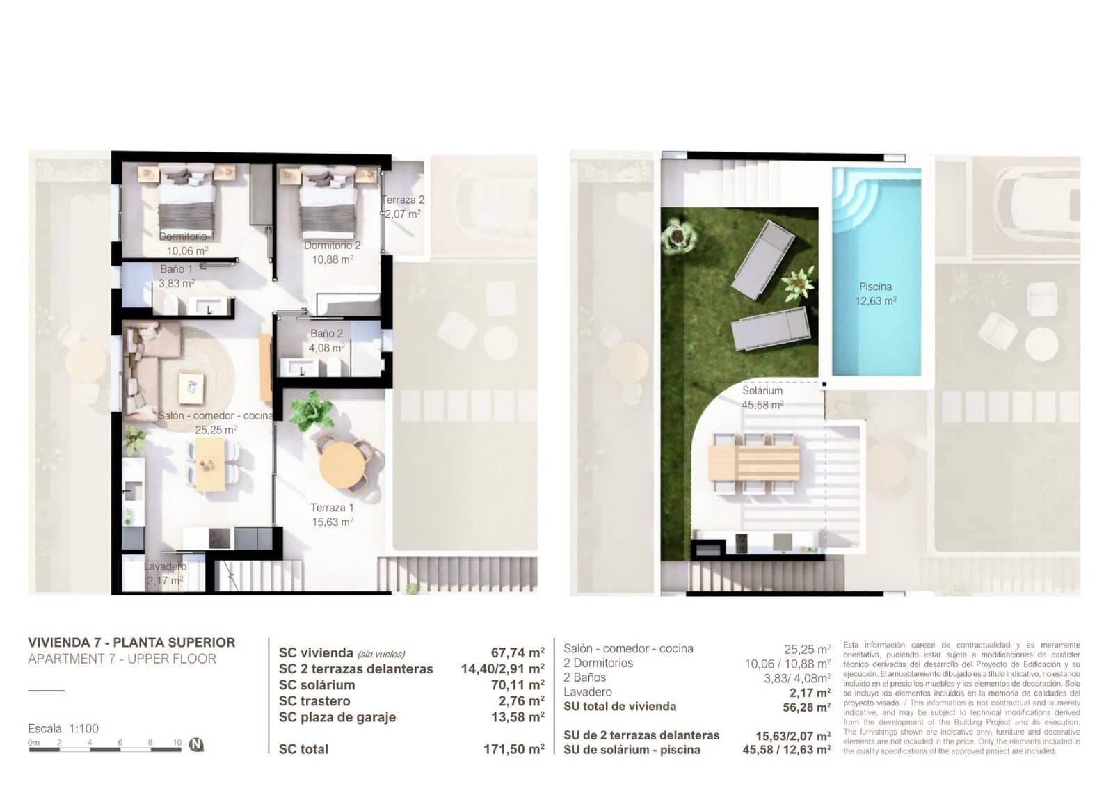 Apartamento de 2 habitaciones en Lo Pagan en venta con piscina garaje - 290.900 € (Ref: 9236058)