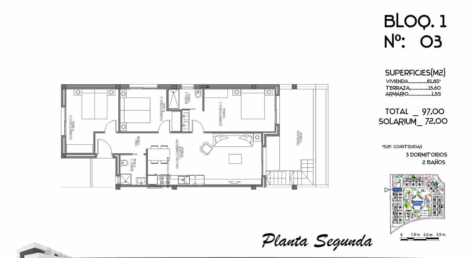 3 sypialnia Apartament na sprzedaż w El Raso z basenem garażem - 269 000 € (Ref: 9265760)