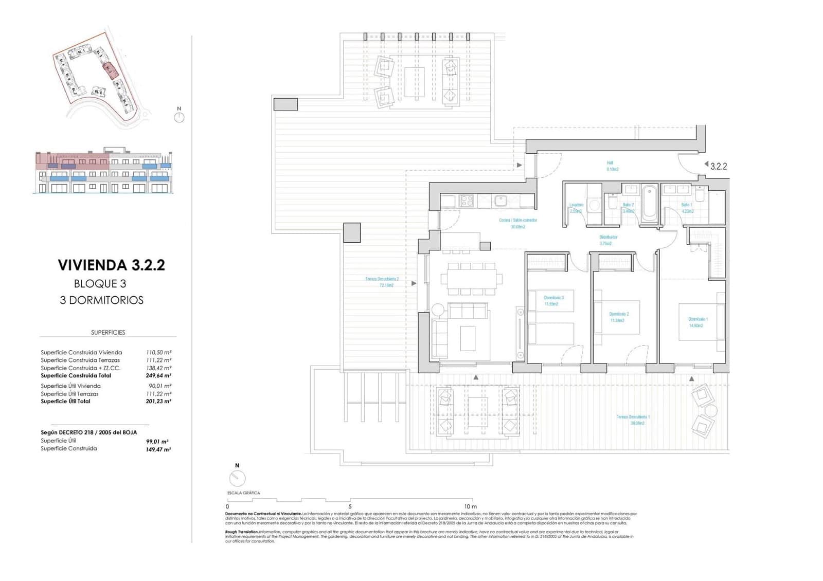 3 soveværelse Lejlighed til salg i Casares med swimmingpool garage - € 699.000 (Ref: 9303126)