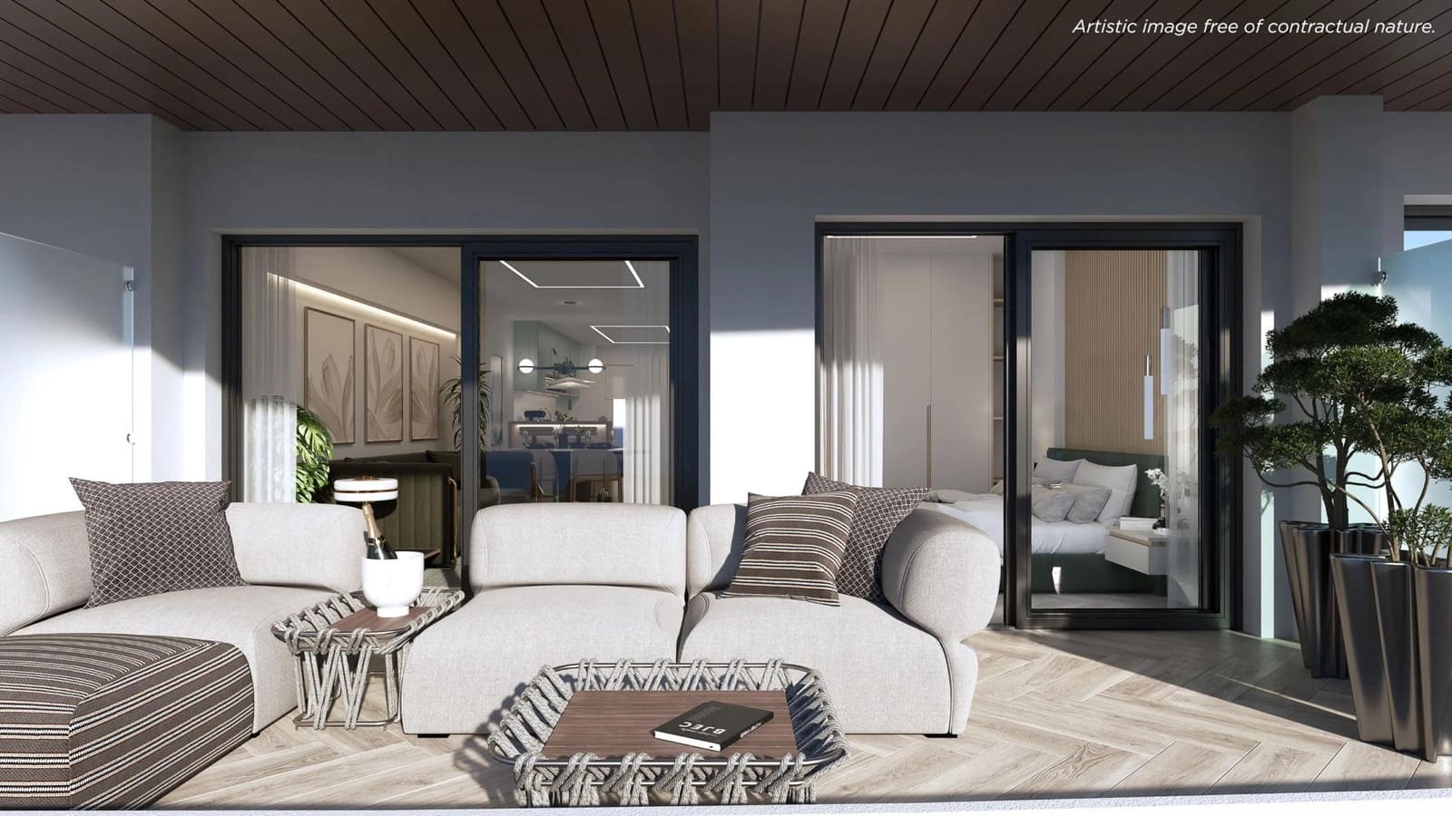 3 sypialnia Apartament na sprzedaż w La Manga del Mar Menor z basenem garażem - 546 000 € (Ref: 9330965)