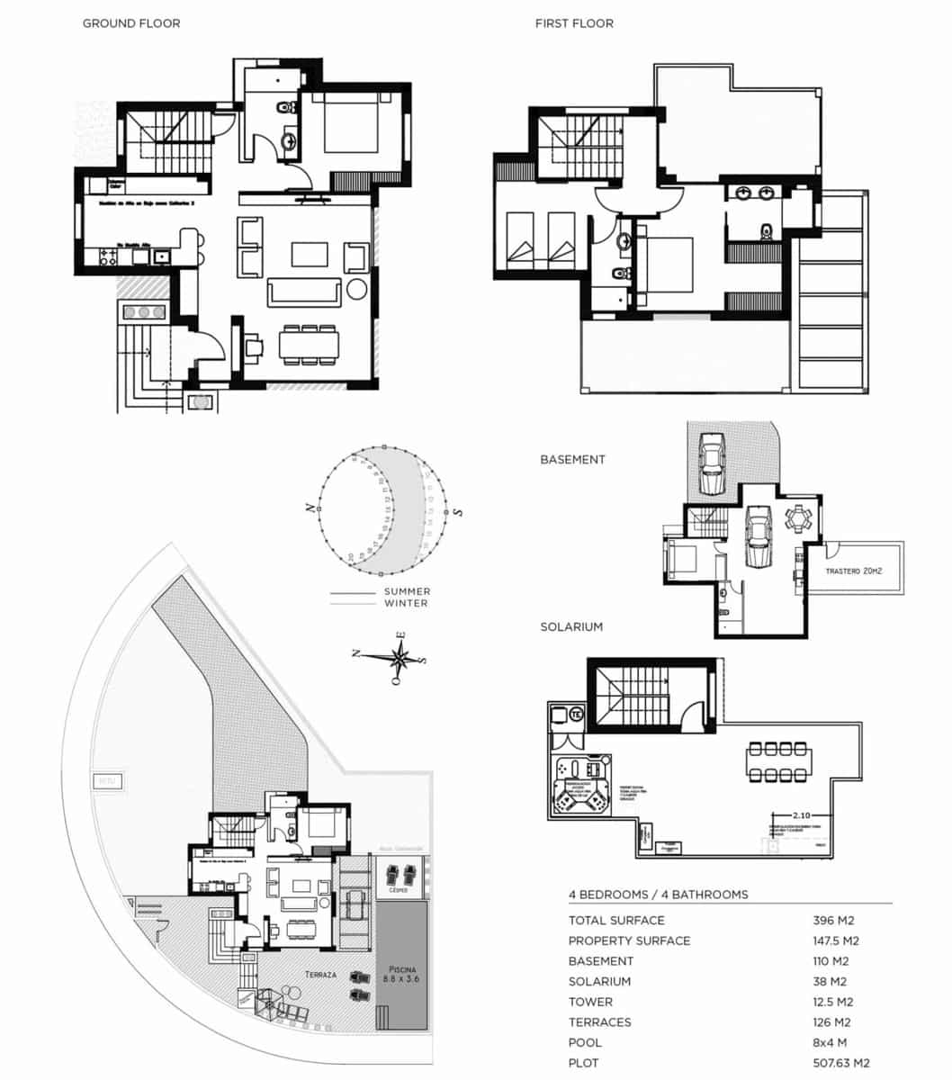 4 sypialnia Willa na sprzedaż w Lo Pepin z basenem garażem - 985 000 € (Ref: 9337570)