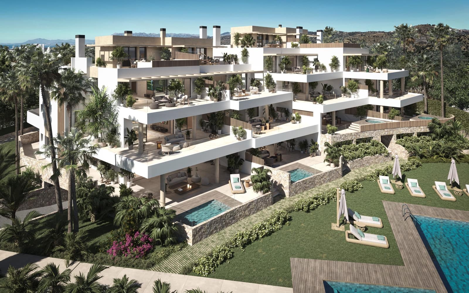 Apartamento de 4 habitaciones en Marbella en venta con piscina - 1.550.000 € (Ref: 9351099)