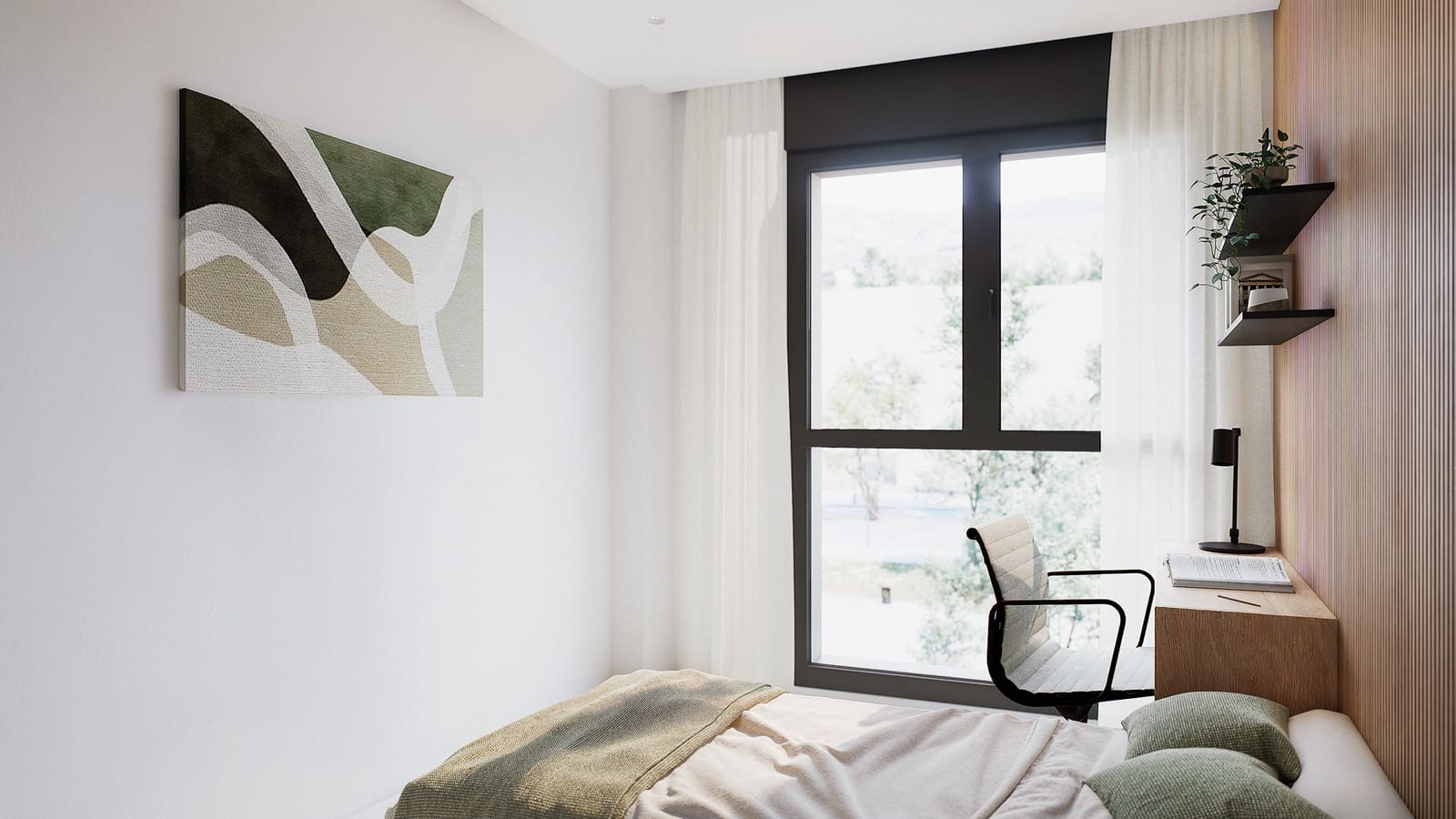 2 soverom Leilighet til salgs i Malaga by med svømmebasseng - € 482 625 (Ref: 9352481)