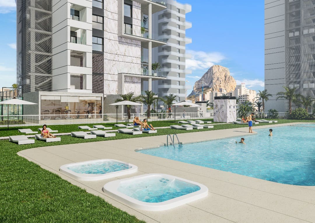 2 sovrum Lägenhet till salu i Calpe / Calp med pool - 420 000 € (Ref: 9574028)