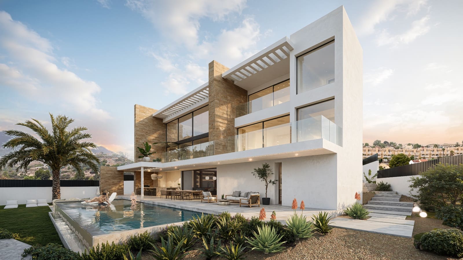 5 sypialnia Willa na sprzedaż w San Fulgencio z basenem garażem - 2 249 000 € (Ref: 9600019)