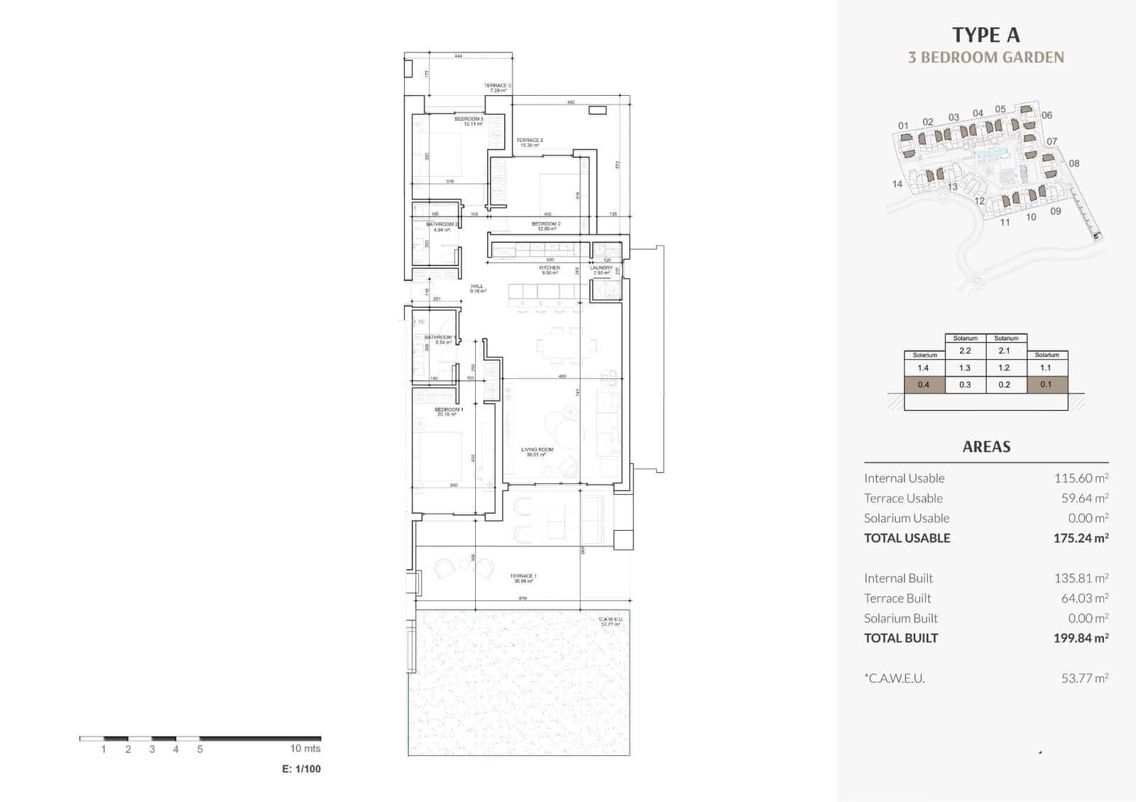 3 sypialnia Apartament na sprzedaż w Estepona z basenem garażem - 985 000 € (Ref: 9791707)