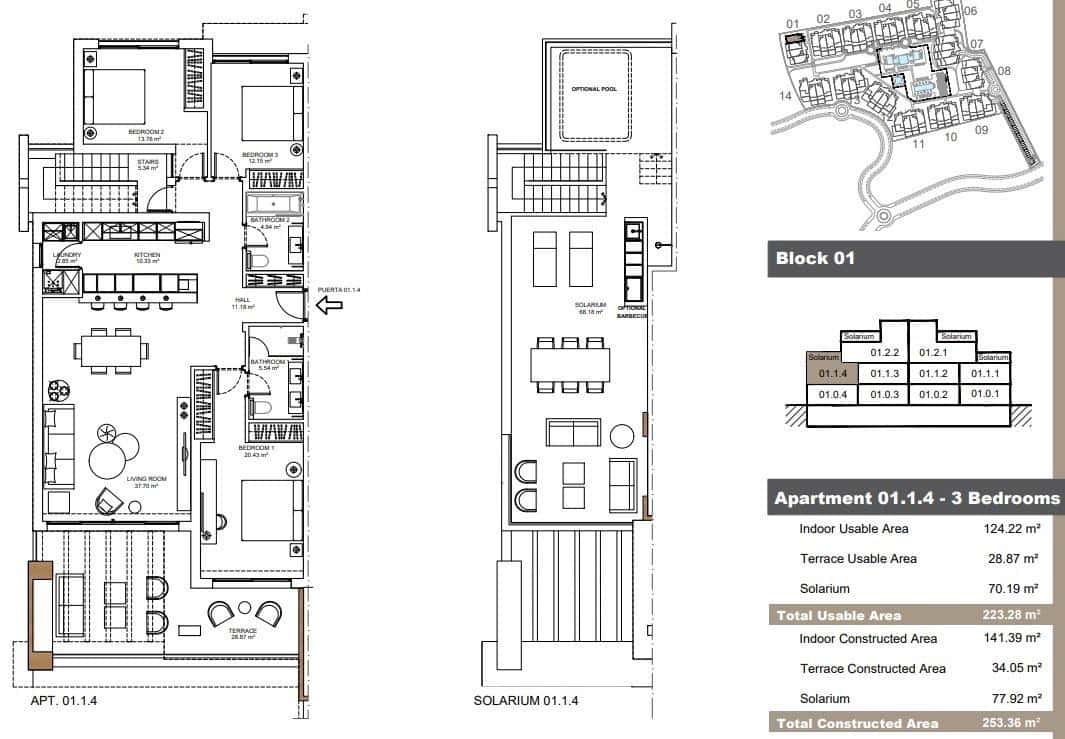 3 soveværelse Lejlighed til salg i Estepona med swimmingpool garage - € 1.065.000 (Ref: 9791708)