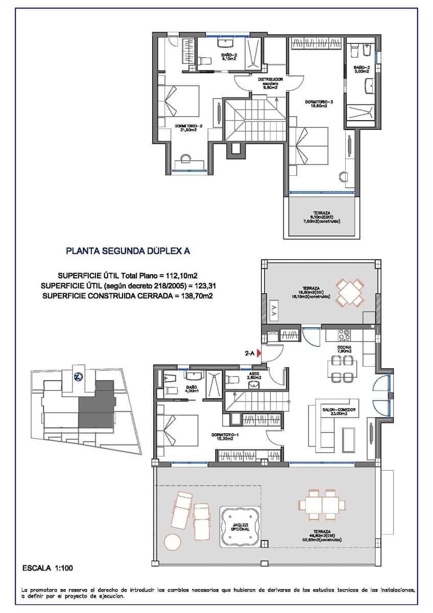 3 sypialnia Apartament na sprzedaż w Torrequebrada z garażem - 810 000 € (Ref: 9791865)
