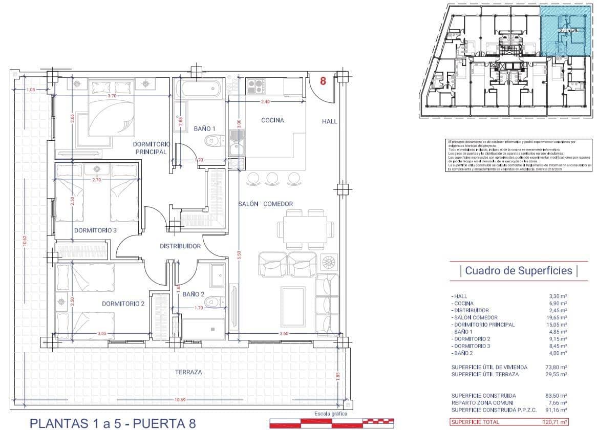 3 slaapkamer Appartement te koop in Fuengirola met zwembad garage - € 445.786 (Ref: 9791900)