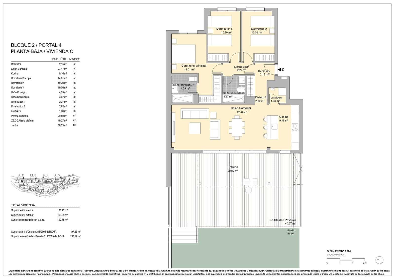 3 soverom Leilighet til salgs i Casares med svømmebasseng garasje - € 431 000 (Ref: 9791946)