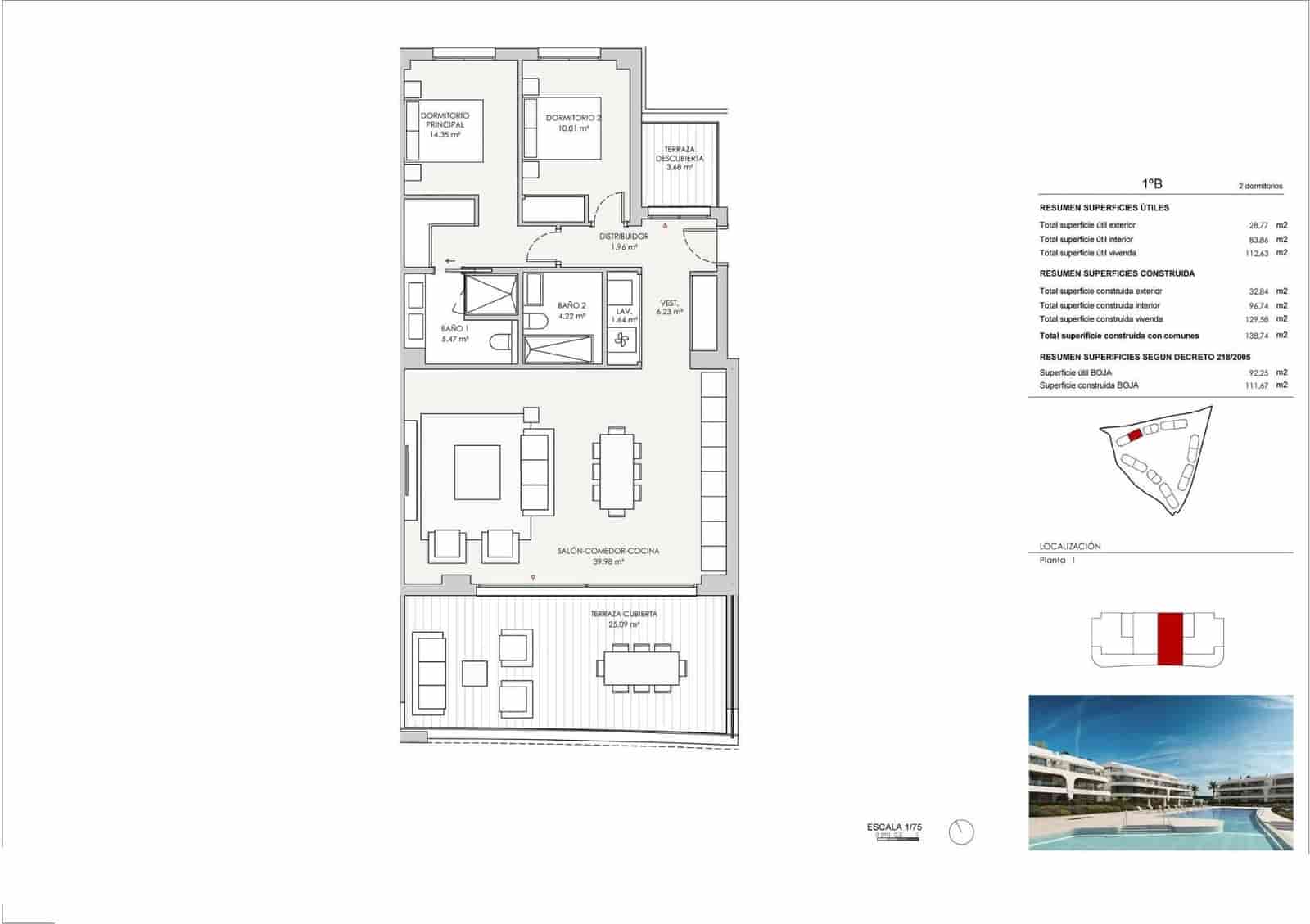 2 makuuhuone Huoneisto myytävänä paikassa El Paraiso mukana uima-altaan 
autotalli - 691 000 € (Ref: 9791967)