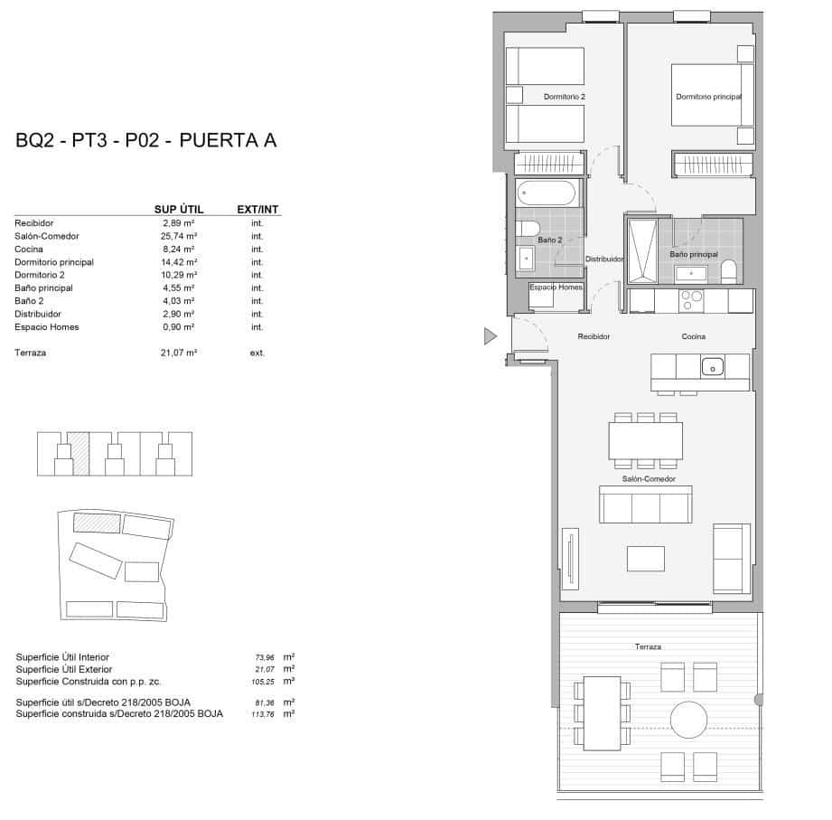 2 sovrum Lägenhet till salu i Estepona med pool garage - 304 000 € (Ref: 9792062)